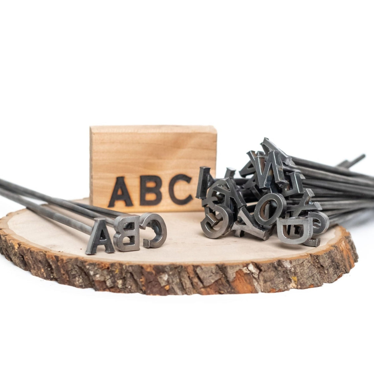 A-Z Alphabet Branding Irons - 26 Letters - The Heritage Forge