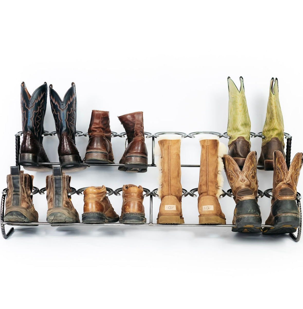 Horseshoe Boot Rack. 6 Pair Boot Rack FREE SHIPPING LOWER 48