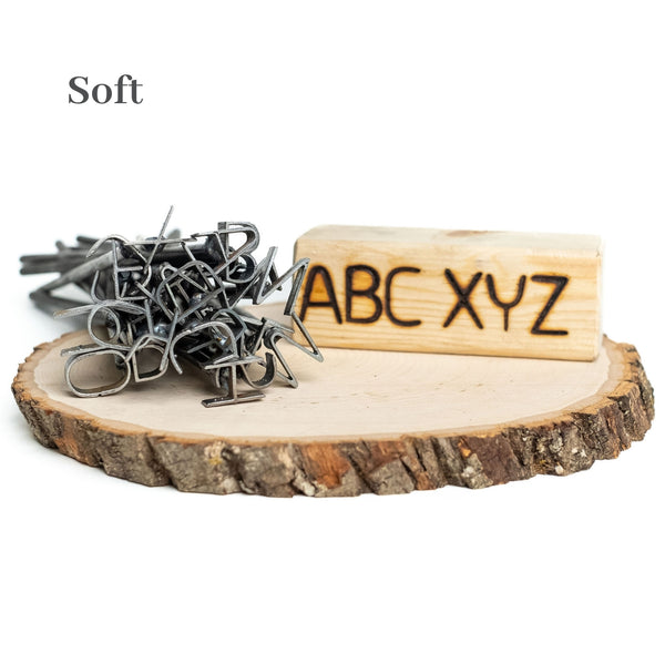Branding Irons / Grilling / Wood Burning / Western Alphabet / USA Made /  Steel / 2 Tall / Handcrafted / Farmhouse / Food / Stamp / Custom 