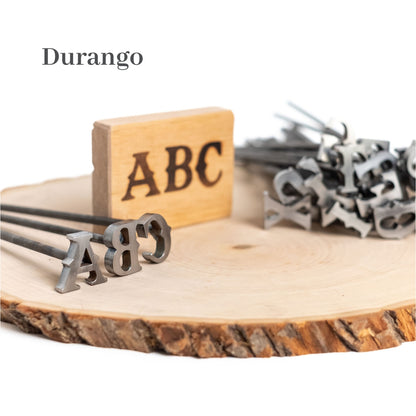 Full A-Z Alphabet Mini Branding Iron Set - 26 pc