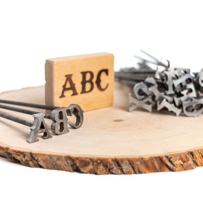 A-Z Alphabet Mini Branding Irons