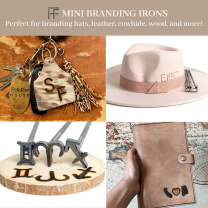 A-Z Alphabet Mini Branding Irons