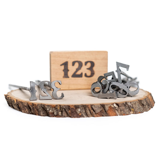 0-9 Number Branding Irons - 1" Tall