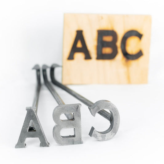 Individual A-Z Alphabet Standard Branding Irons