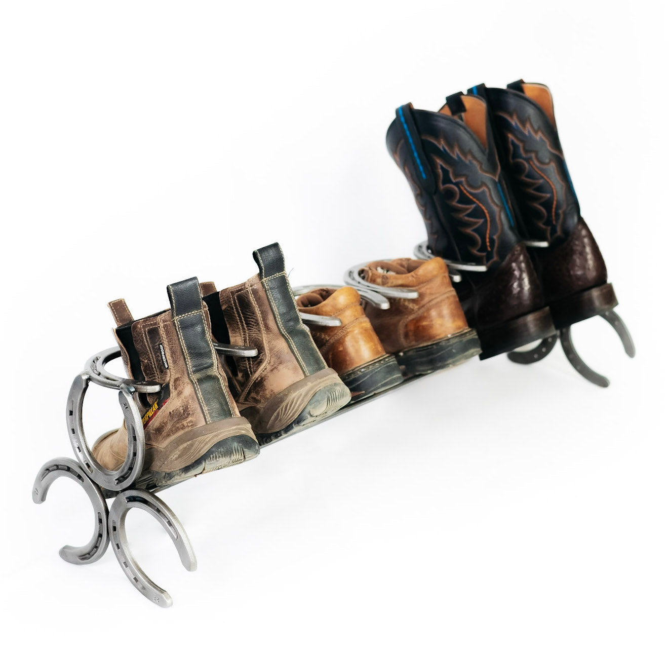 Horseshoe Boot & Shoe Rack - Lone Ridge Trading Co