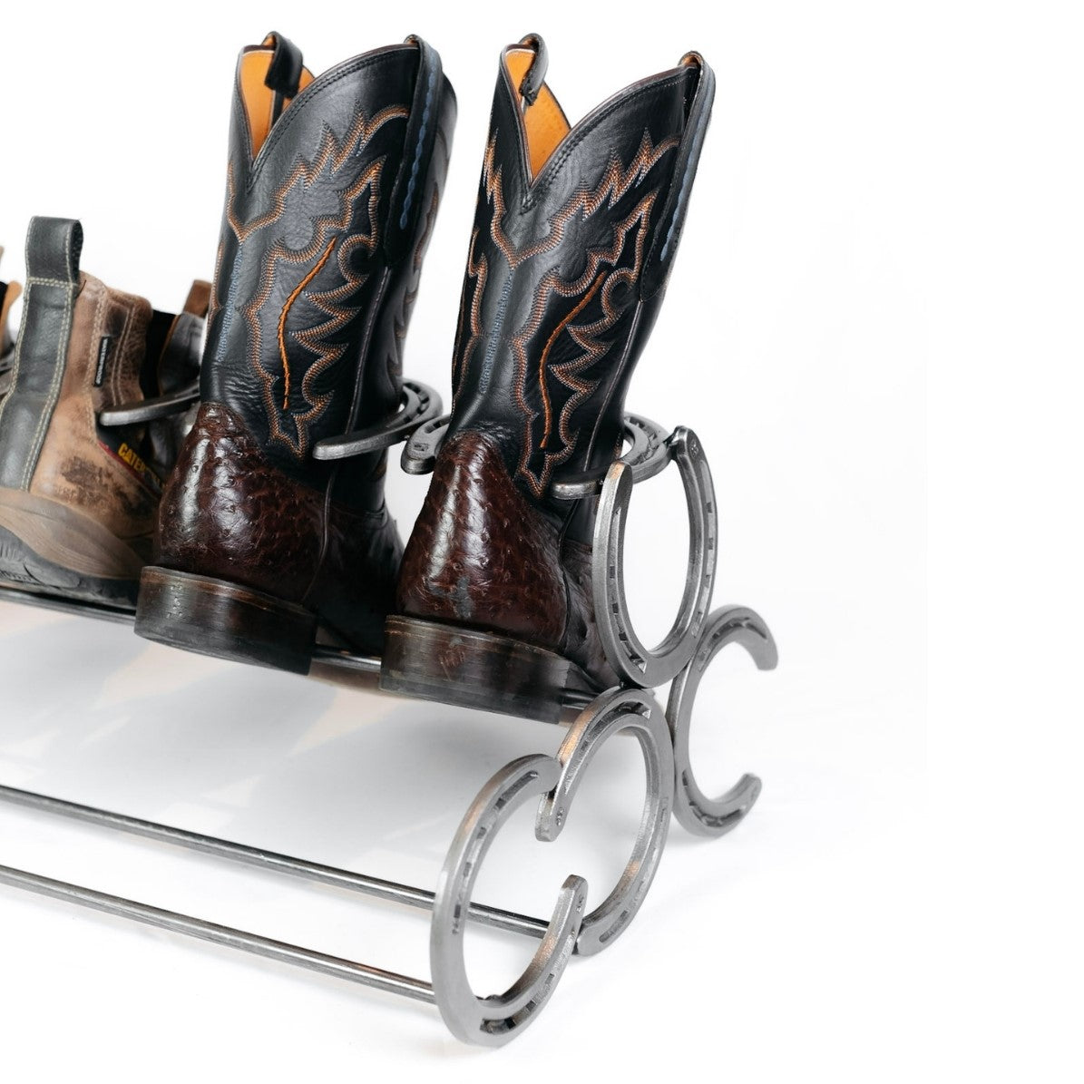 Two Tier Horseshoe Boot/shoe Rack. Four Pair Boot/shoe Rack. Boot Rack. Shoe  Rack. Shoes and Boots FREE Fed Ex SHIPPING LOWER 48 